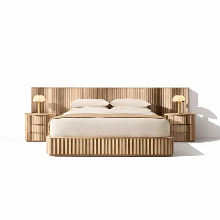 Rosa Bed and Nightstand Set
