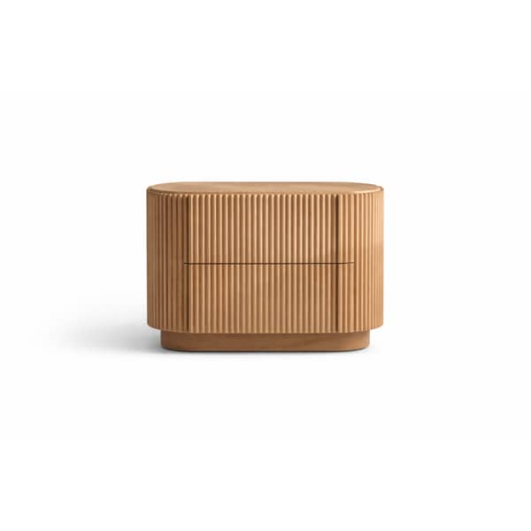Bedroom Bed and Nightstand Set presented in a elegant bedroom with modern corner perspective