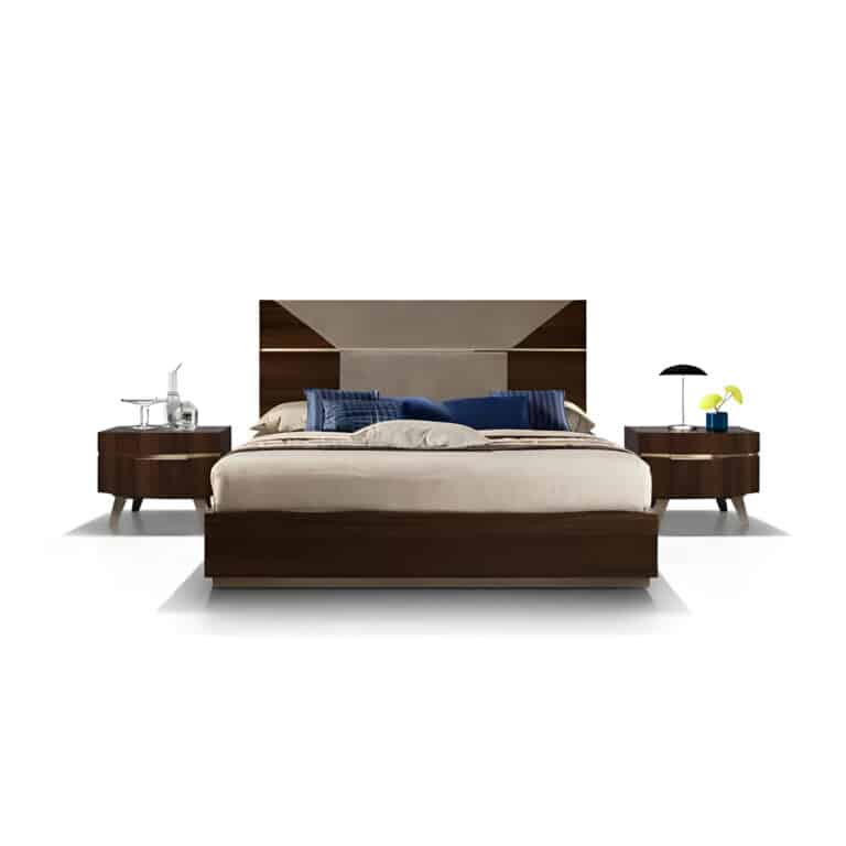 Delor Bed and Nightstand Set
