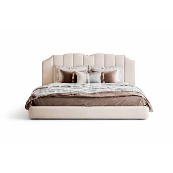 Bedroom Bed and Nightstand Set presented in a refined bedroom with fresh lifestyle perspective