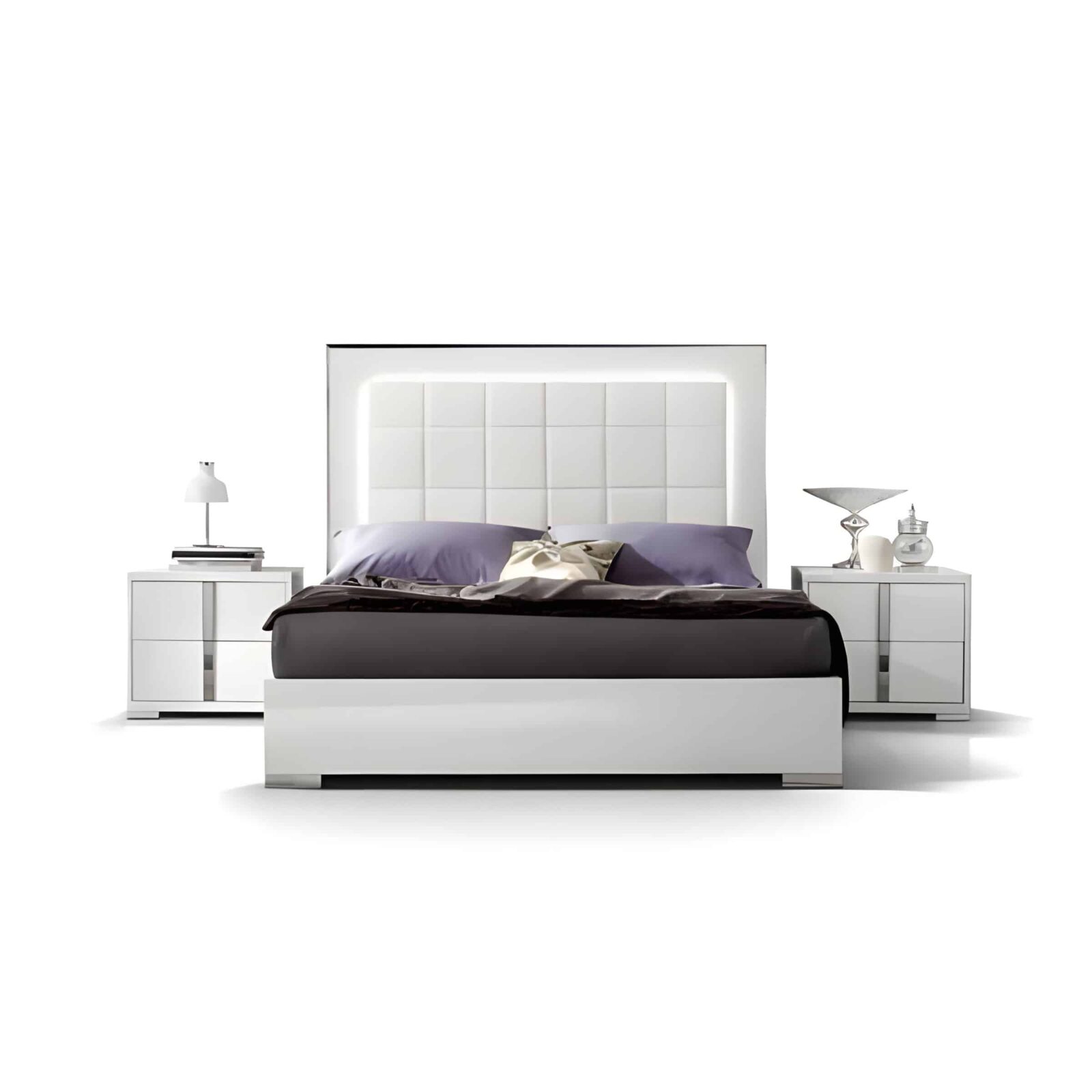 Tiva Bed and Nightstand Set