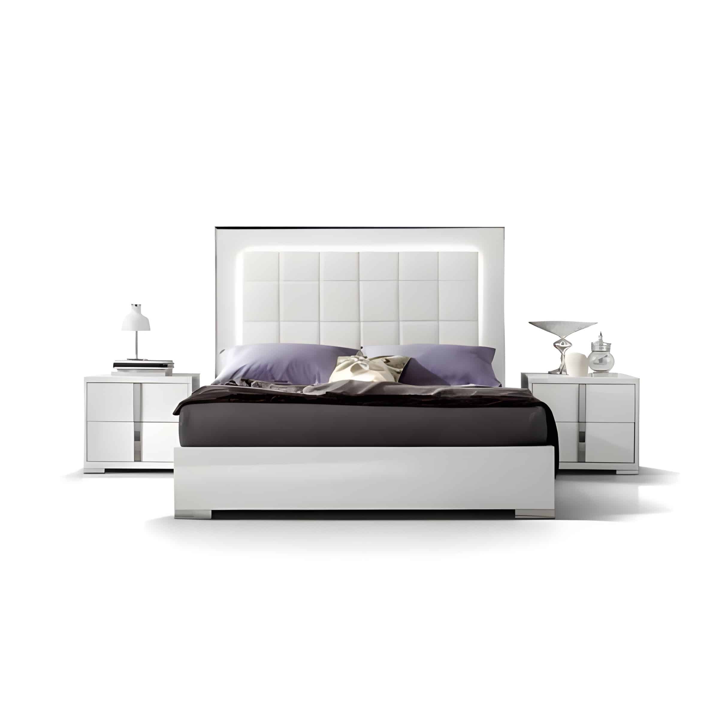 Tiva Bed and Nightstand Set