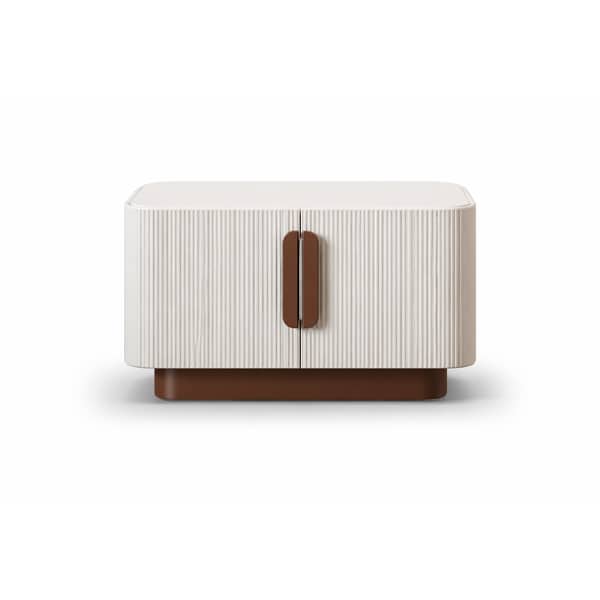 Bedroom Bed and Nightstand Set presented in a refined bedroom with fresh interior perspective