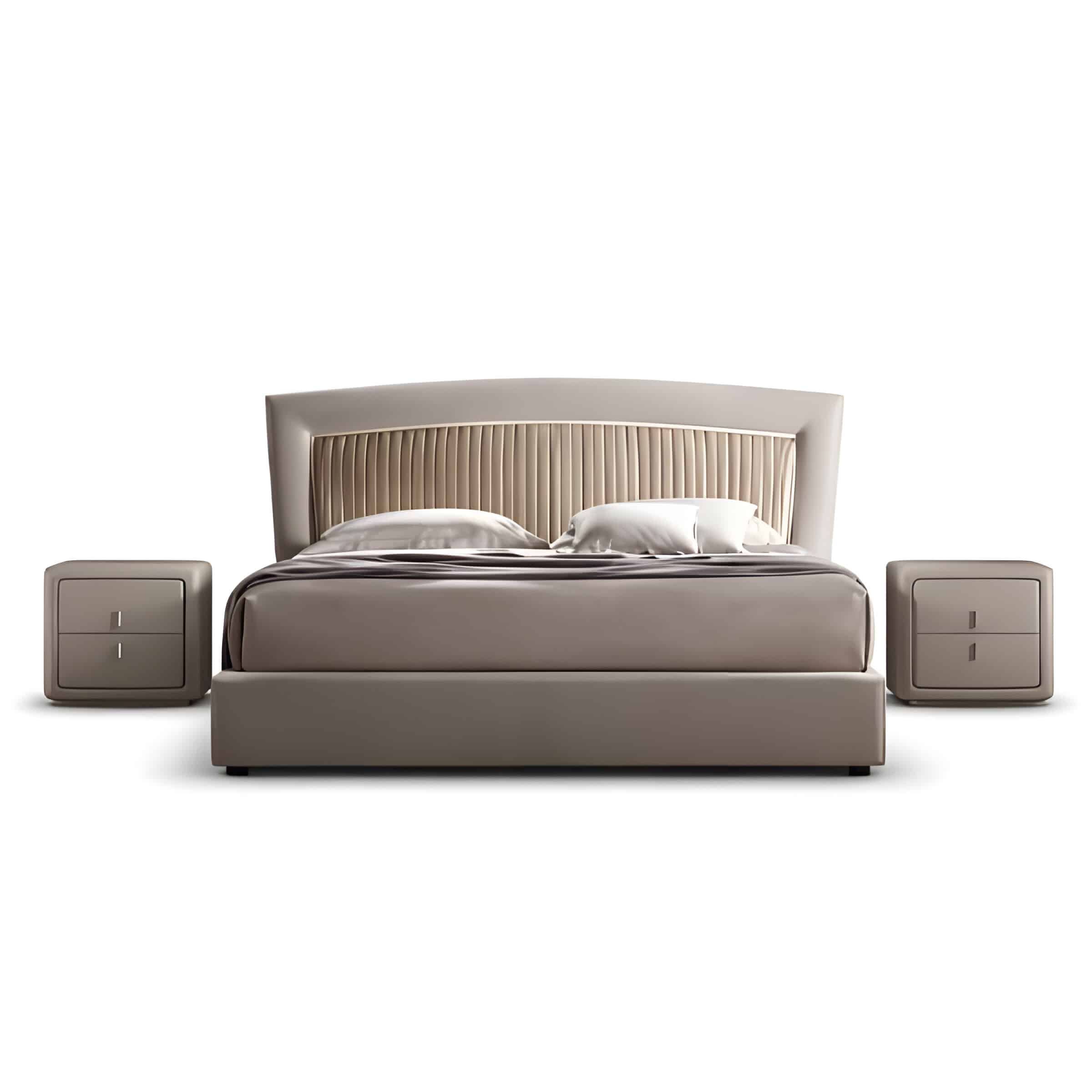 Remo Bed and Nightstand Set