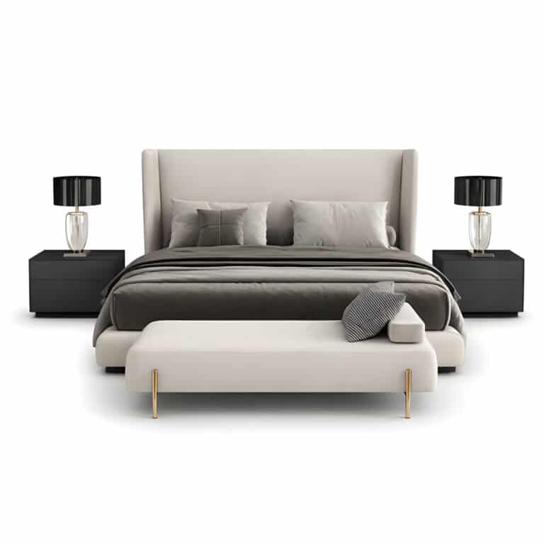 Ravi Bed and Nightstand Set