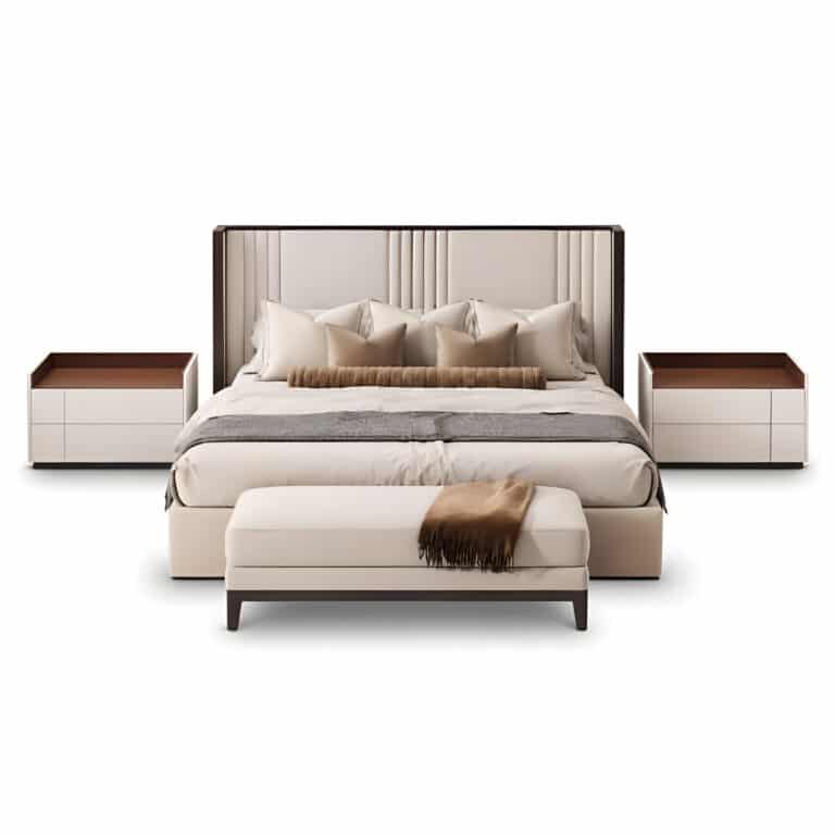 Pina Bed and Nightstand Set