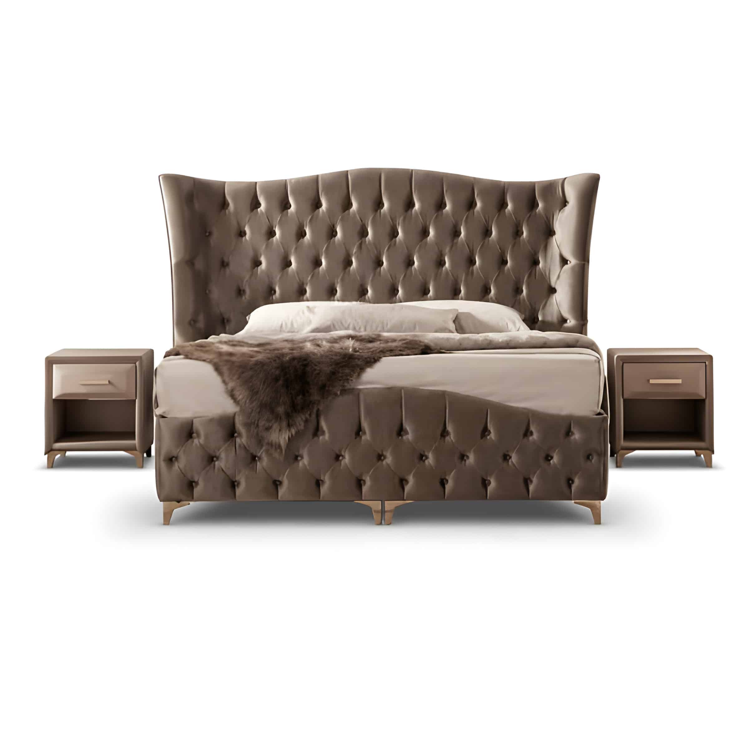 Nilo Bed and Nightstand Set