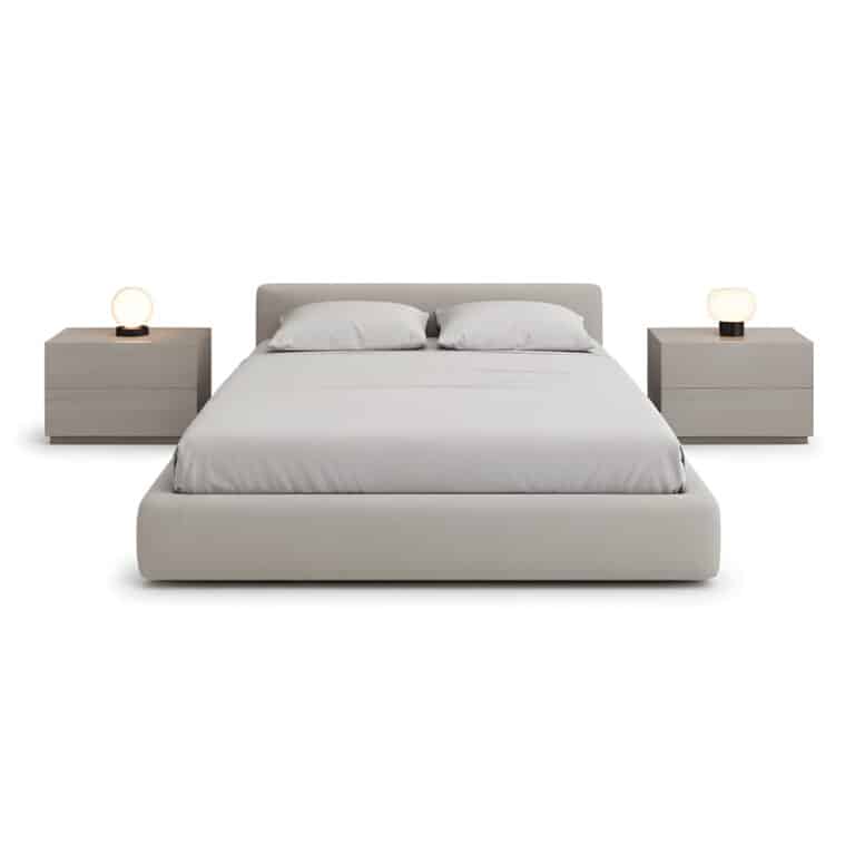 Nia Bed and Nightstand Set