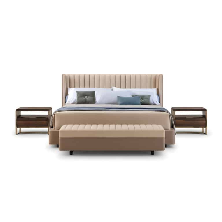 Nera Bed and Nightstand Set