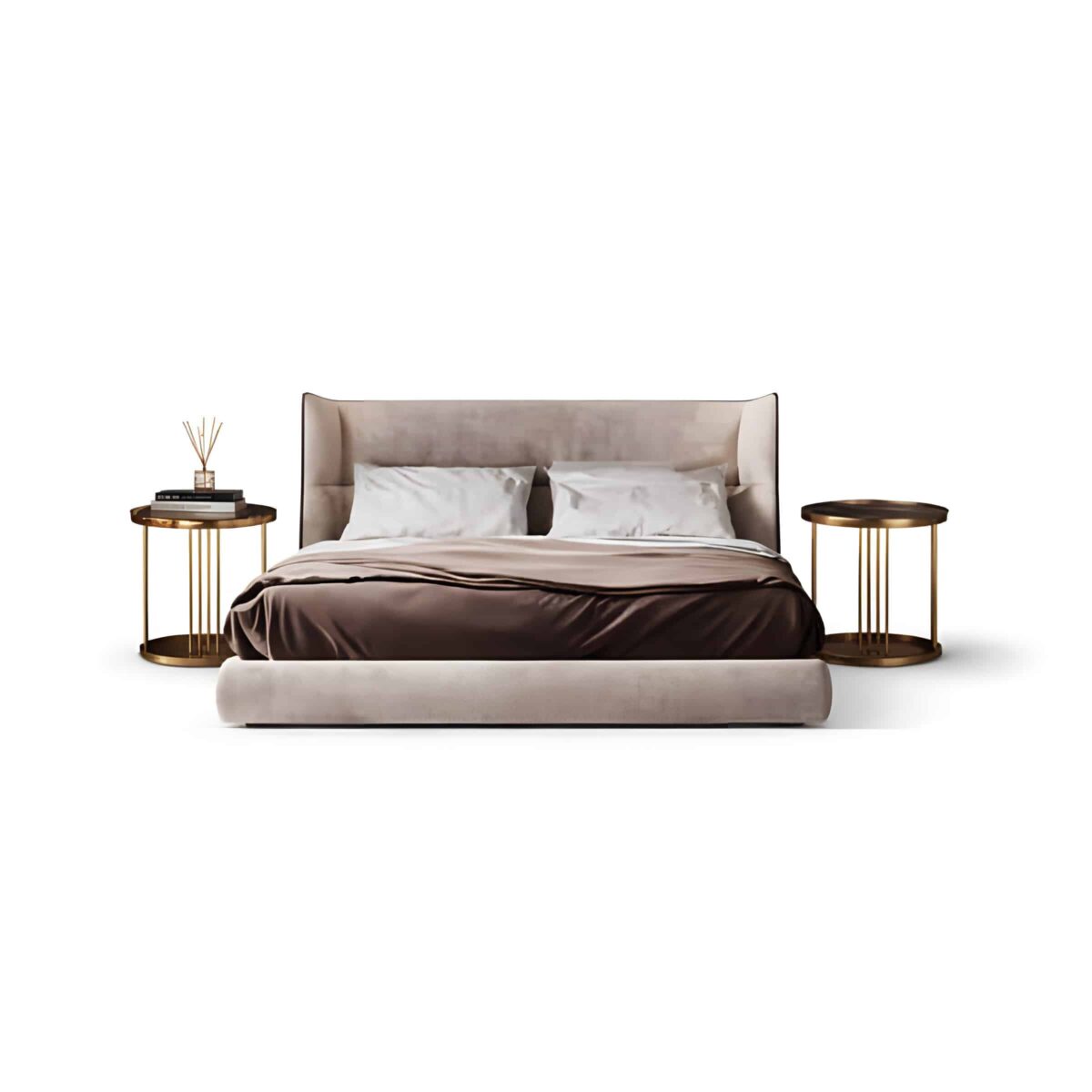 Doria Bed and Nightstand Set