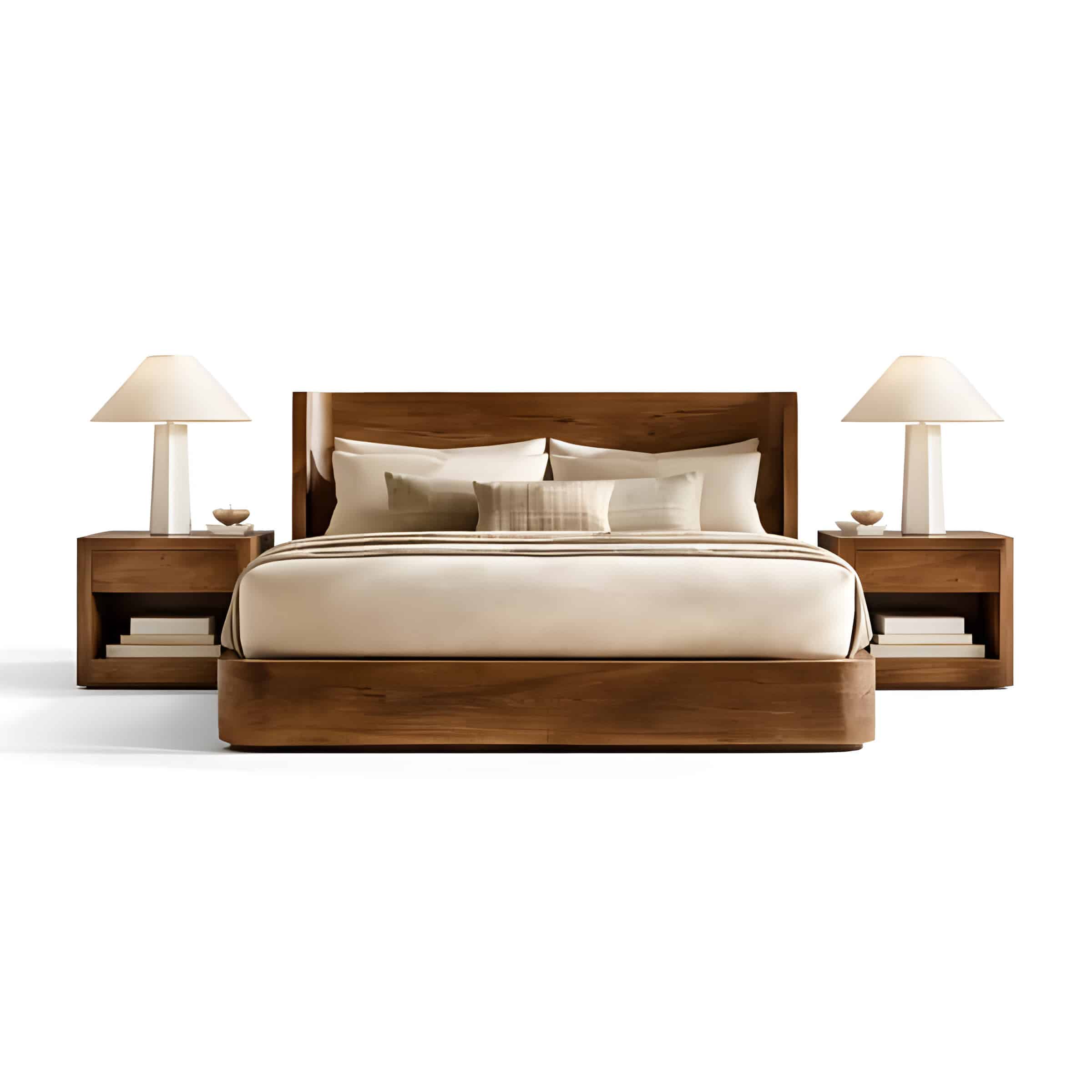 Rivo Bed and Nightstand Set
