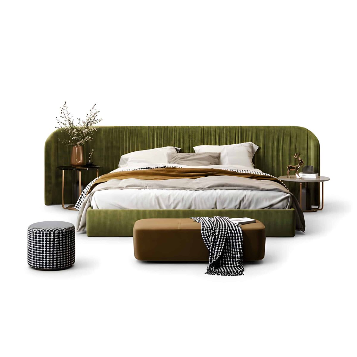 Tera Bed and Nightstand Set