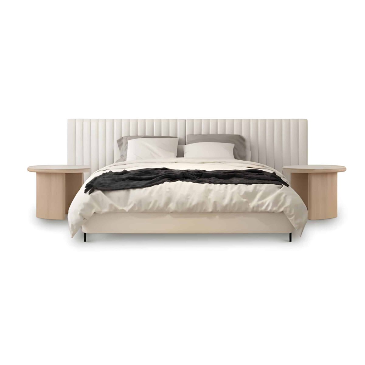 Sola Bed and Nightstand Set