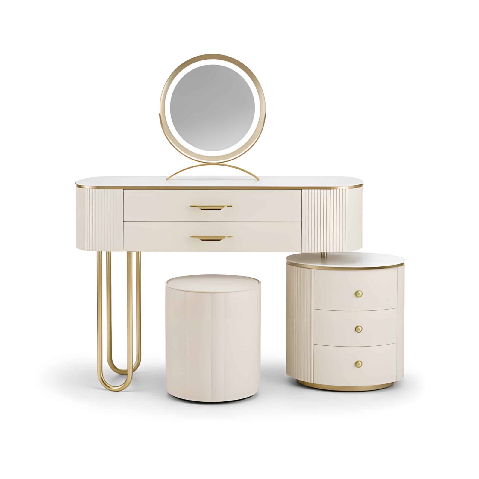 Tali Dresser Set front view for bedroom furniture at El Malek