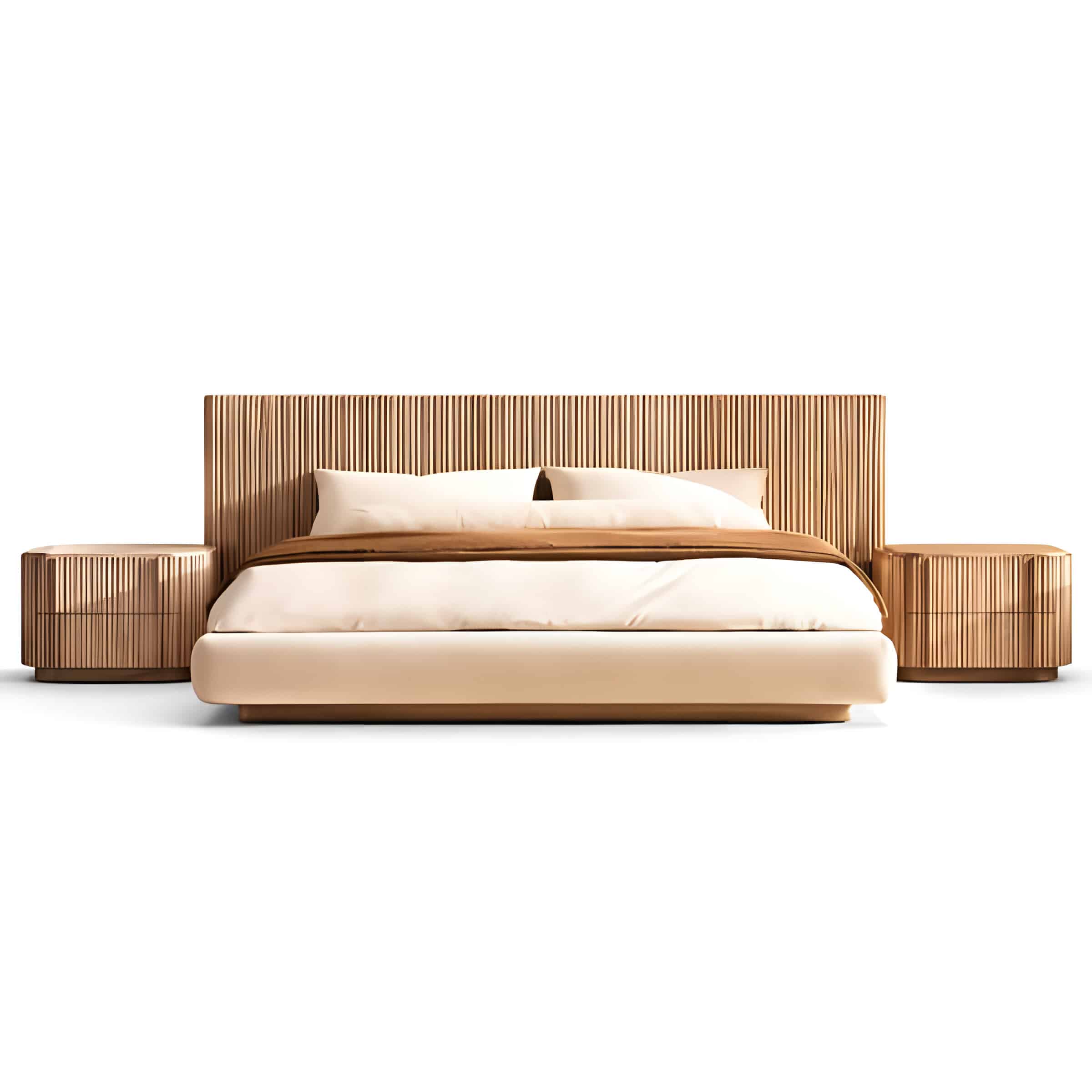 Rumi Bed and Nightstand Set