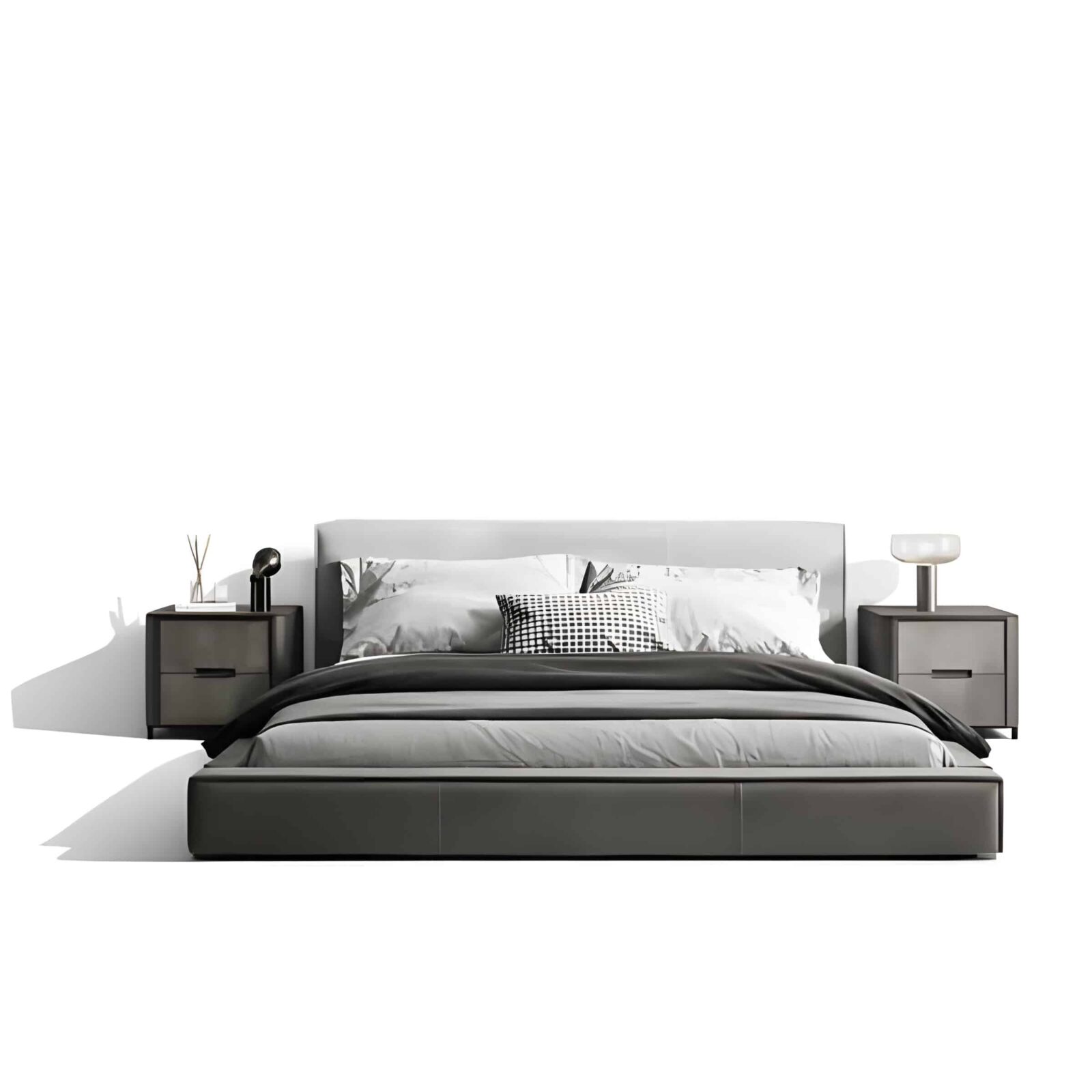 Sena Bed and Nightstand Set