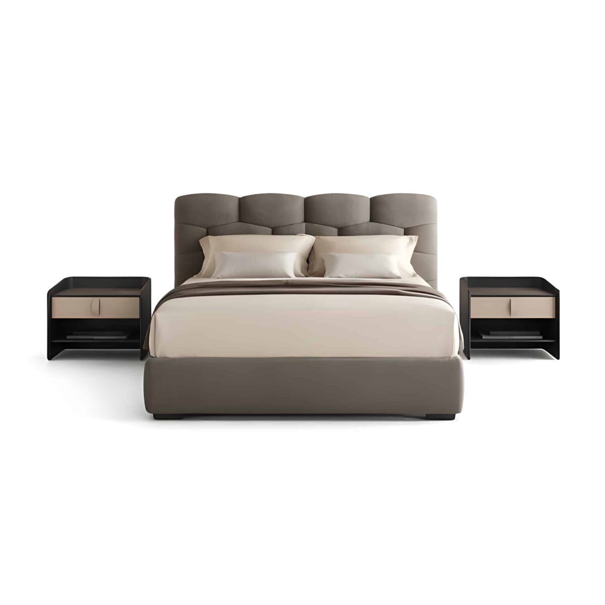 Simo Bed and Nightstand Set