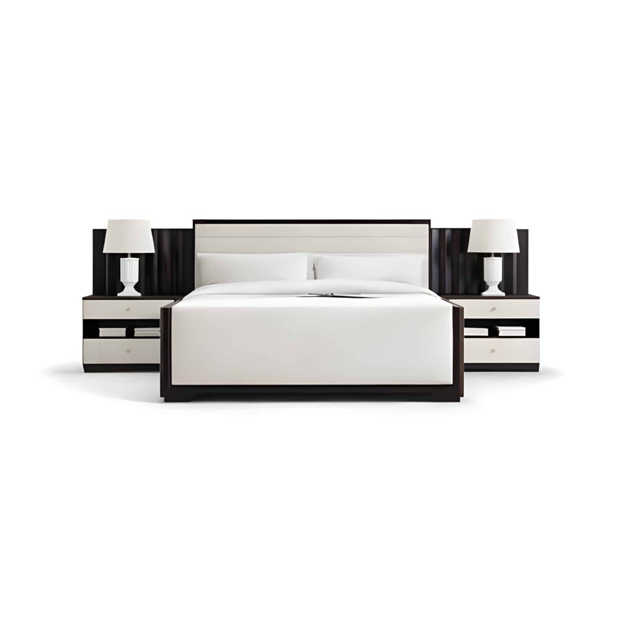 Qavo Bed and Nightstand Set