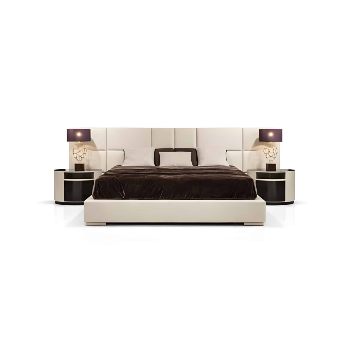 Piro Bed and Nightstand Set
