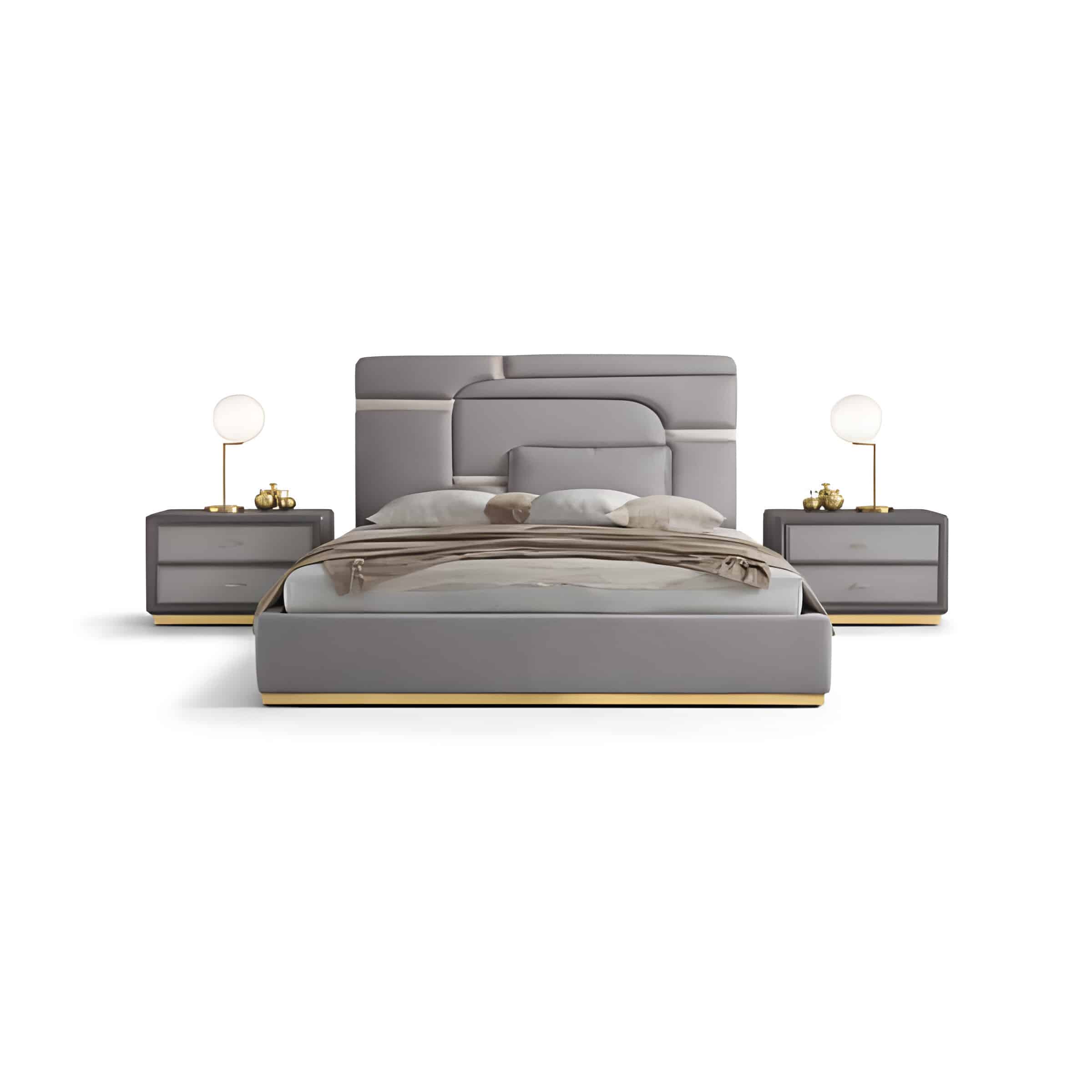 Felor Bed and Nightstand Set