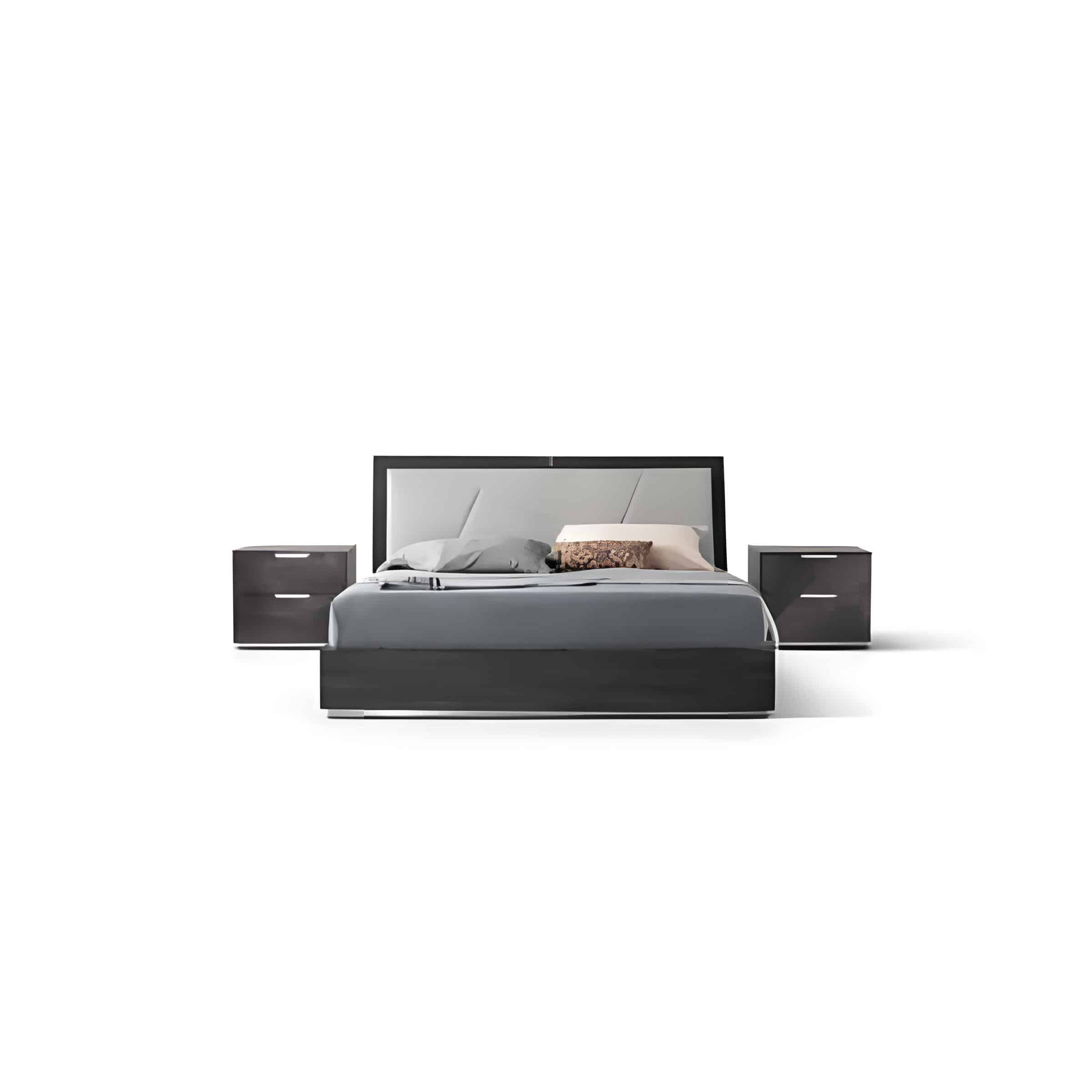 Lume Bed and Nightstand Set