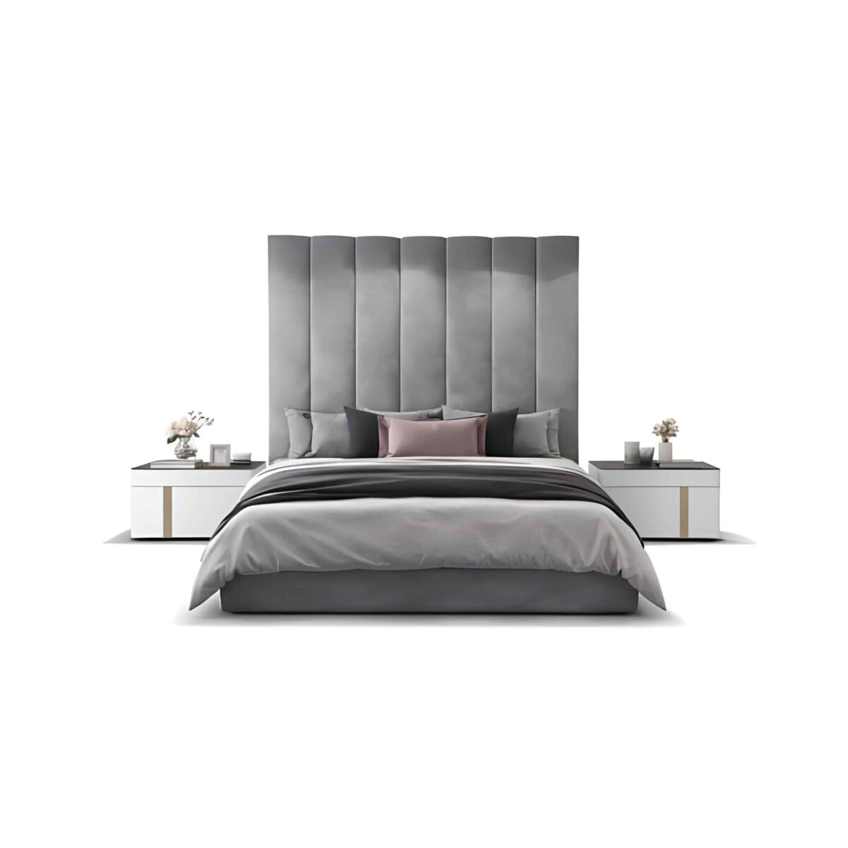 Lano Bed and Nightstand Set