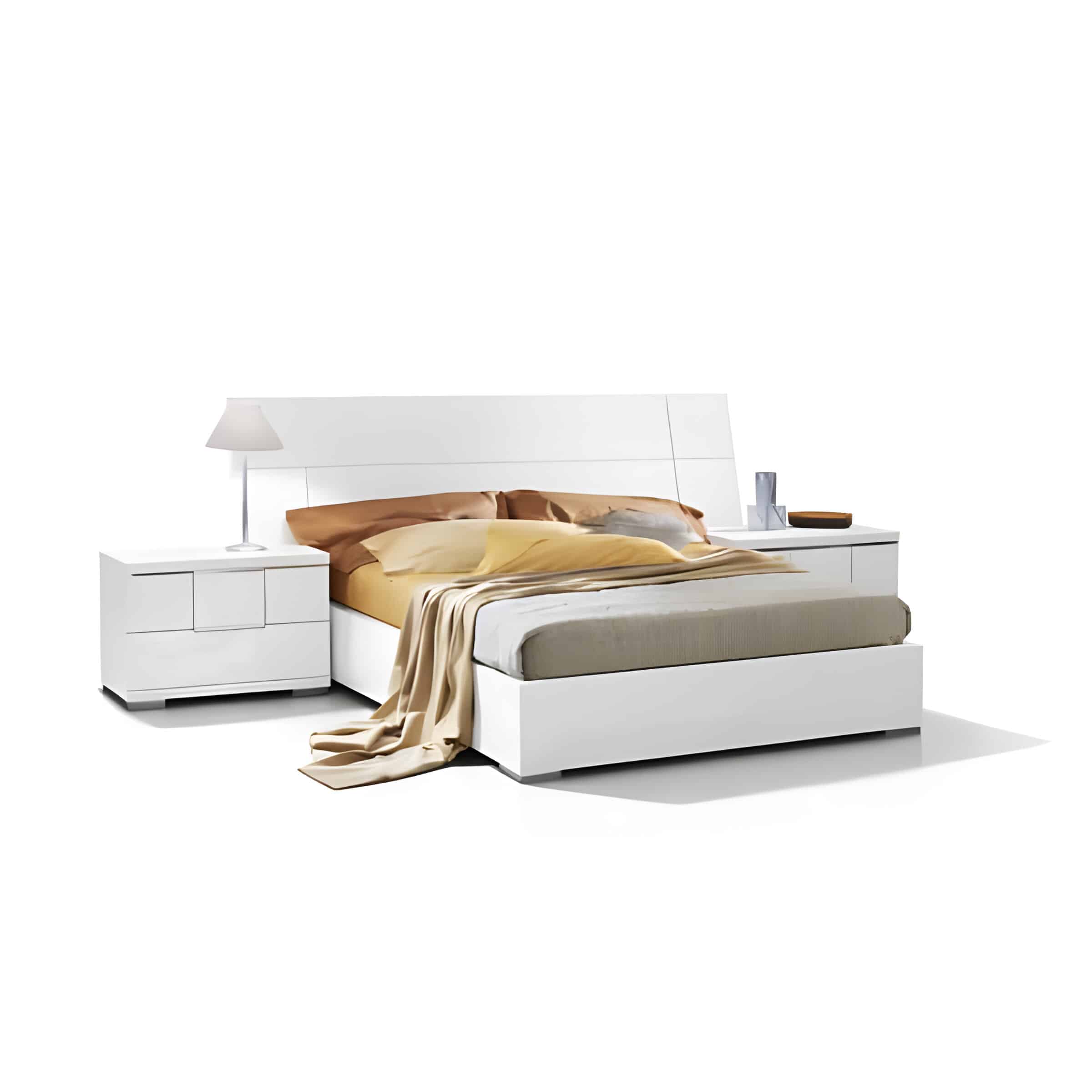 Giro Bed and Nightstand Set