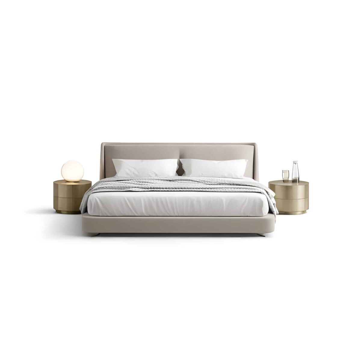 Garo Bed and Nightstand Set
