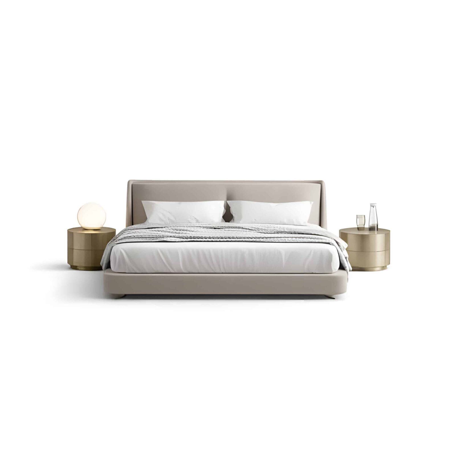 Garo Bed and Nightstand Set