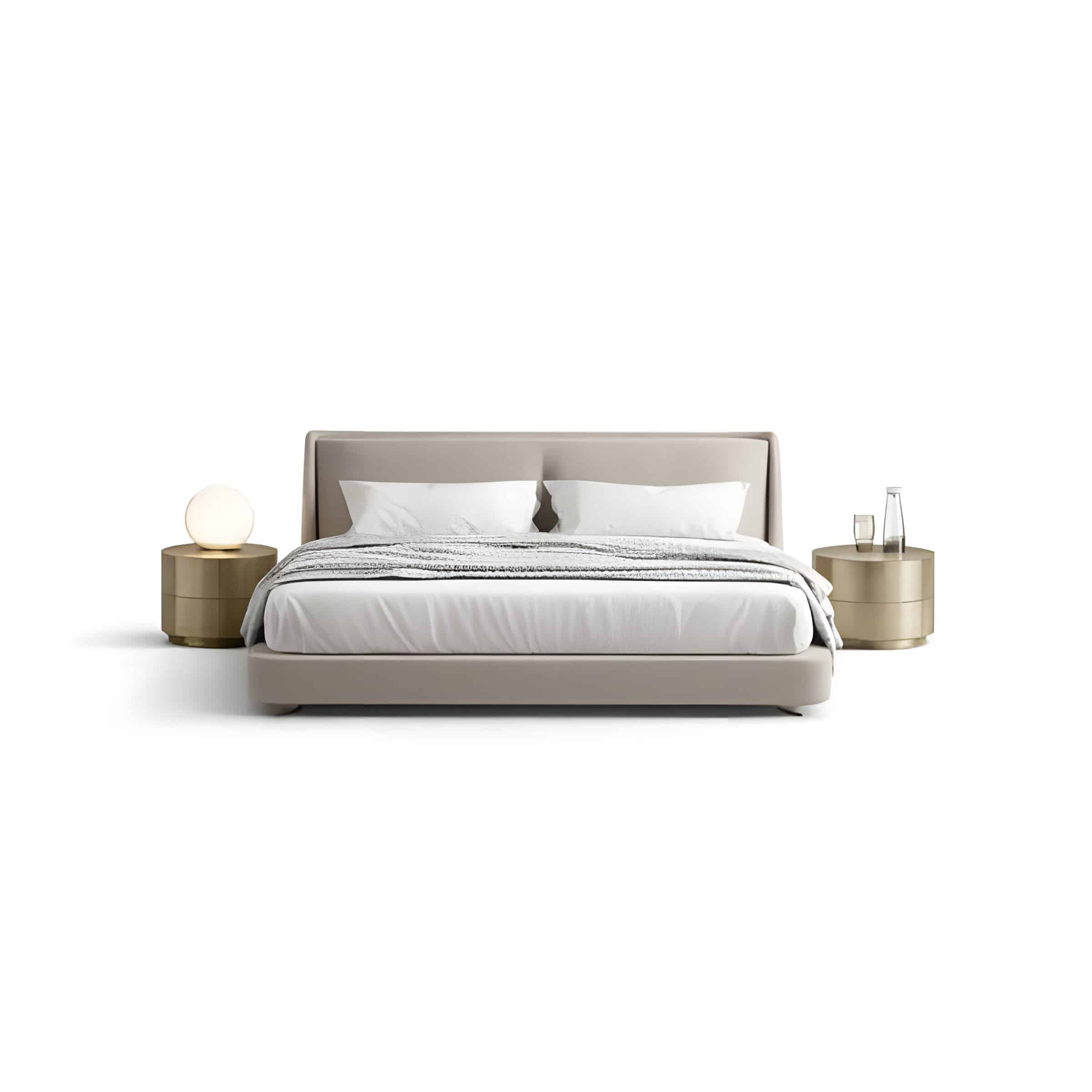 Garo Bed and Nightstand Set