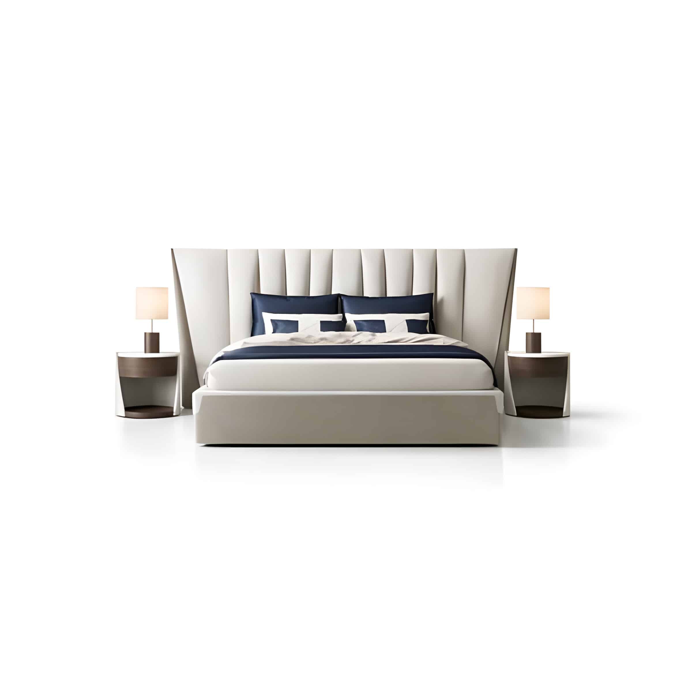 Fino Bed and Nightstand Set
