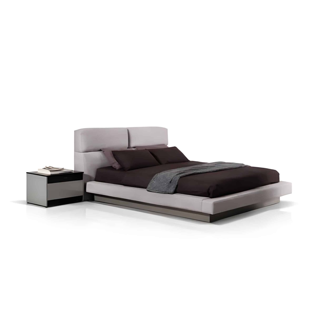Divo Bed and Nightstand Set