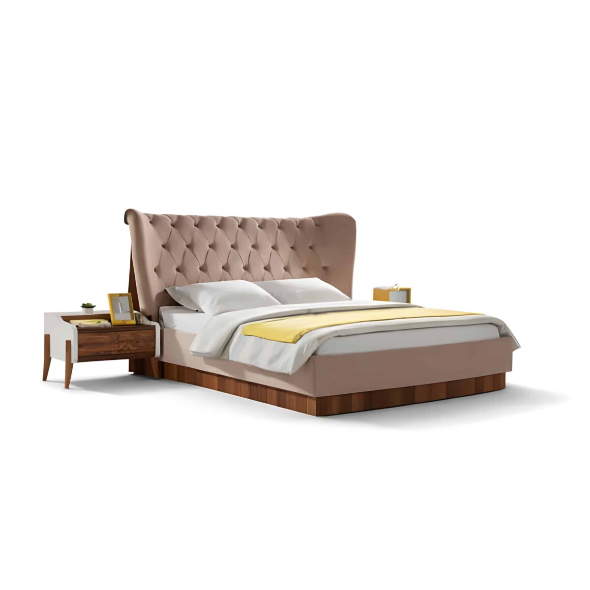 Ciro Bed and Nightstand Set