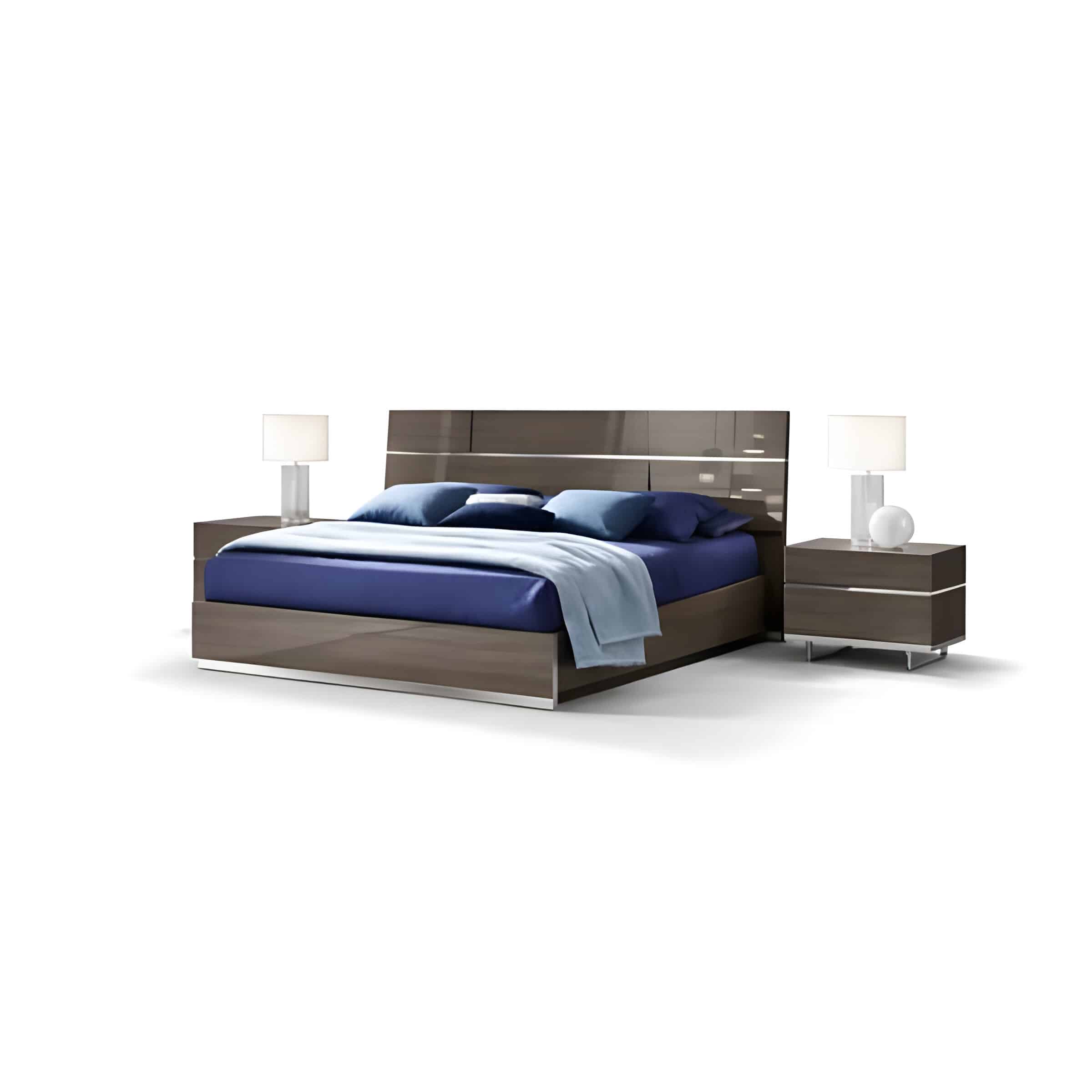 Laro Bed and Nightstand Set