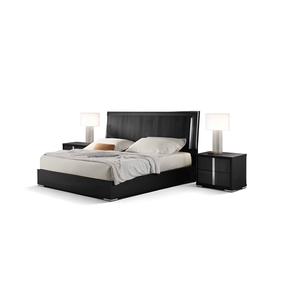 Varo Bed and Nightstand Set