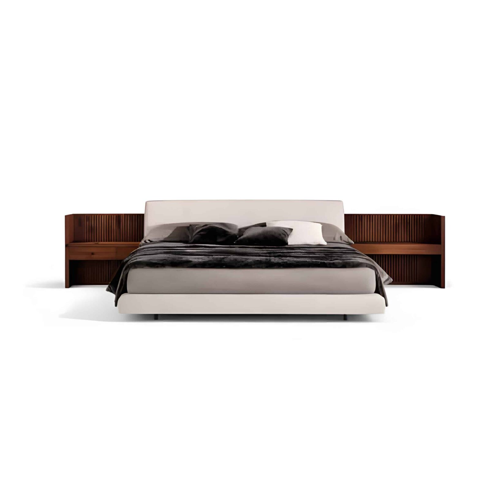 Saro Bed and Nightstand Set