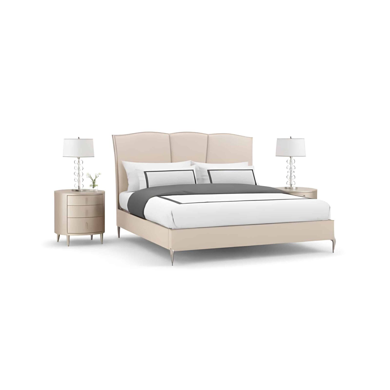 Bedroom set furniture finish and room styling view - image 65282