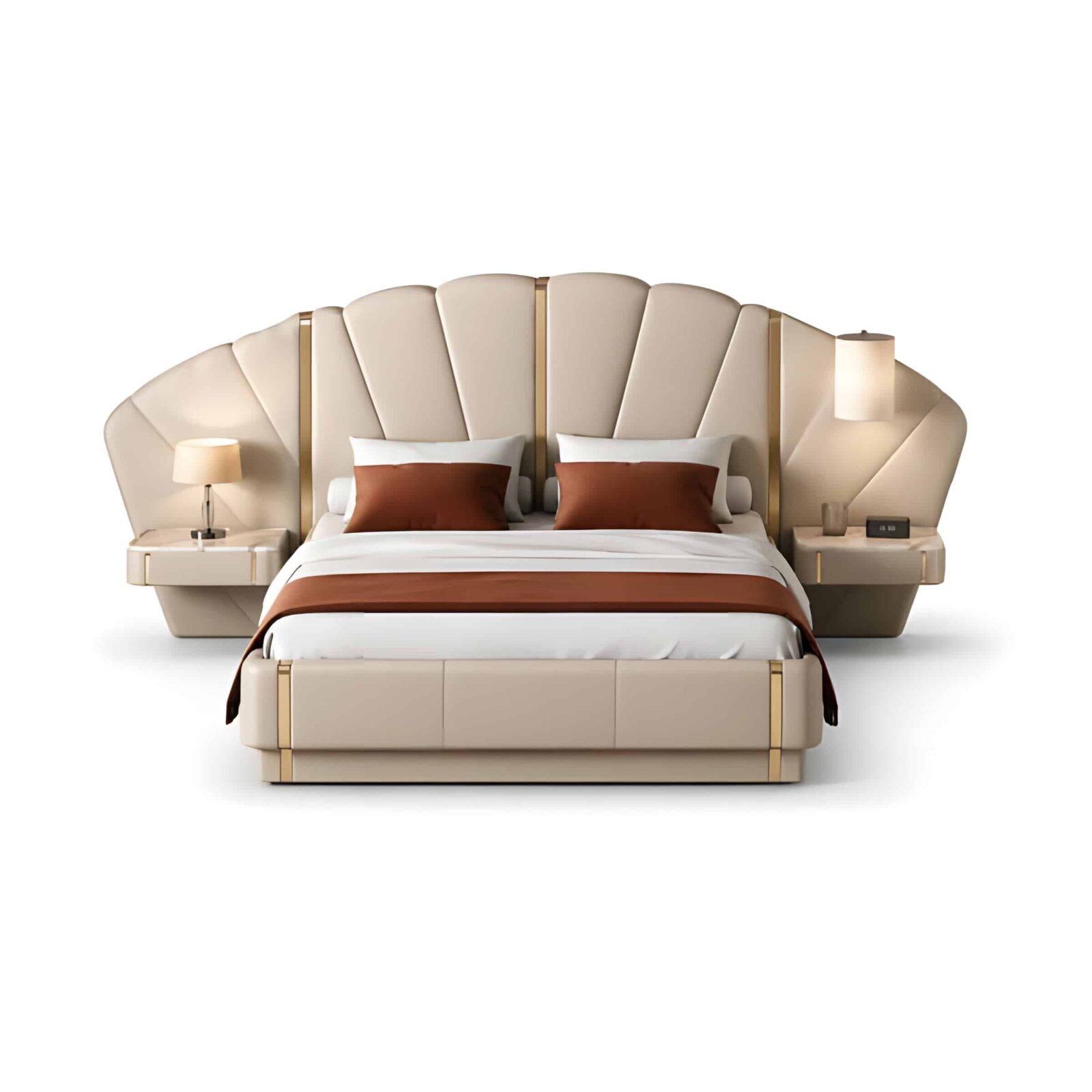 Elar Bed and Nightstand Set