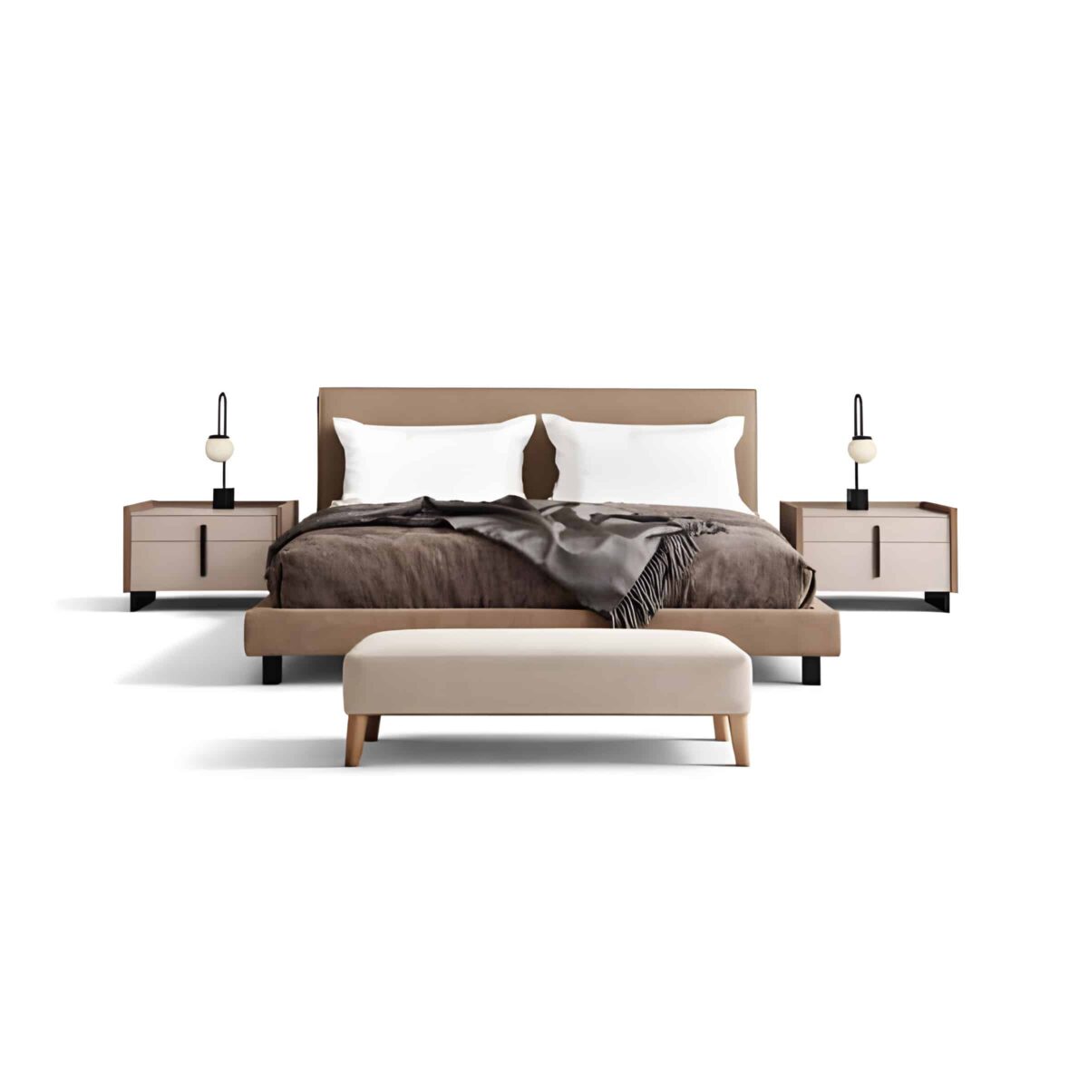 Soma Bed and Nightstand Set