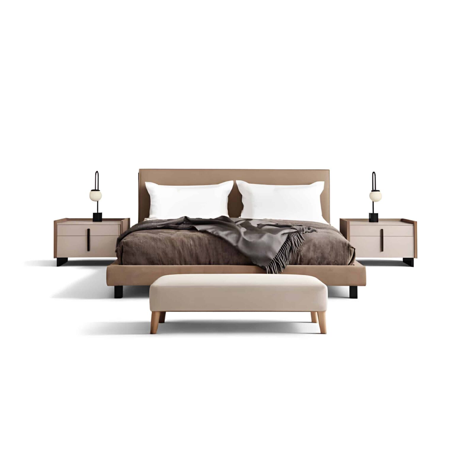Soma Bed and Nightstand Set