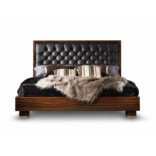 Bedroom Bed and Nightstand Set presented in a elegant bedroom with modern room perspective