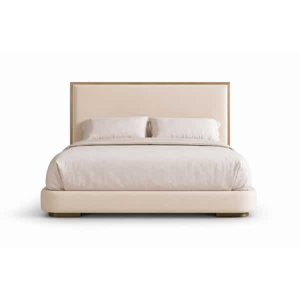 Bedroom Bed and Nightstand Set presented in a classic bedroom with airy home perspective