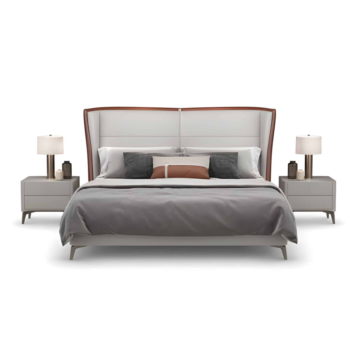 Nyla Bed and Nightstand Set