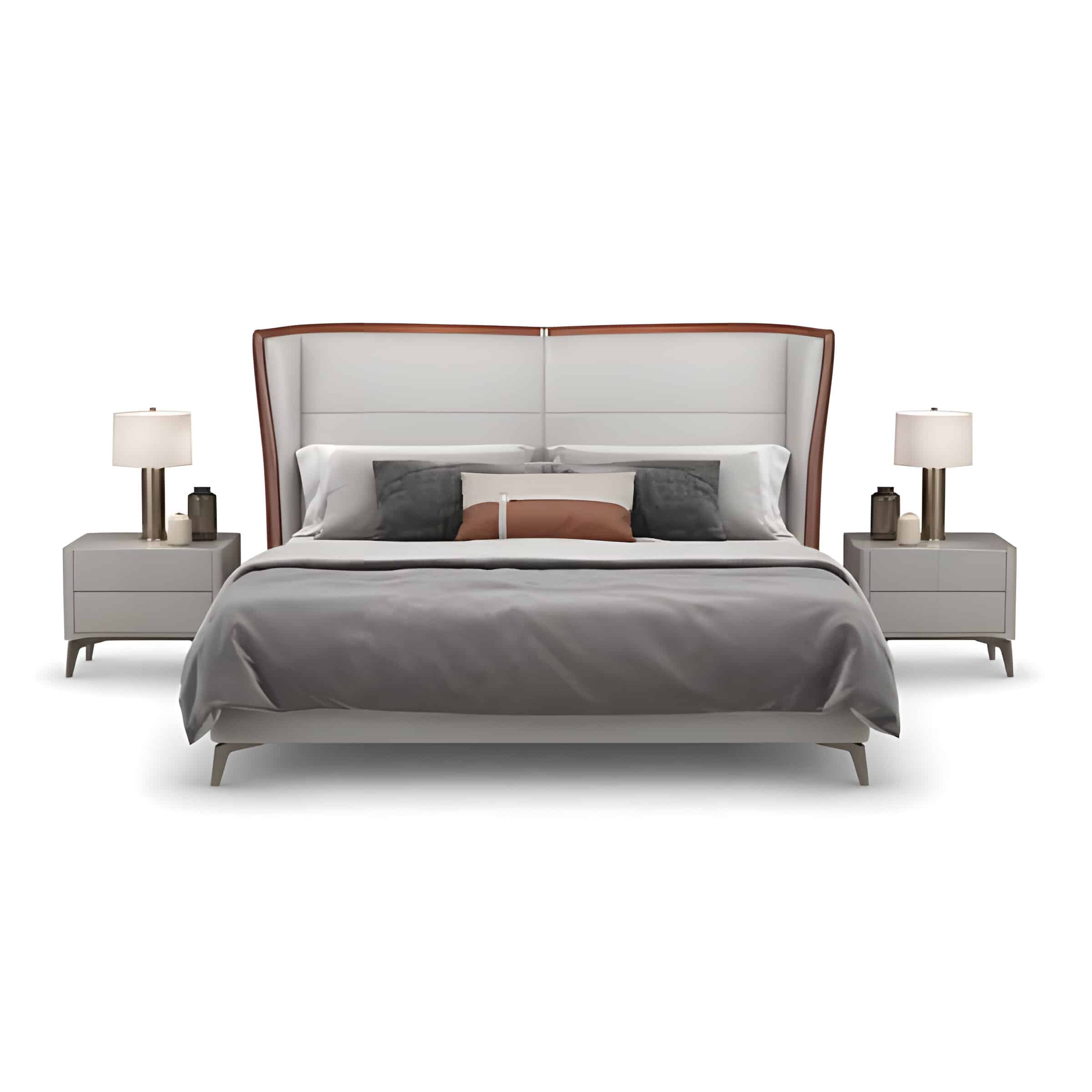 Nyla Bed and Nightstand Set