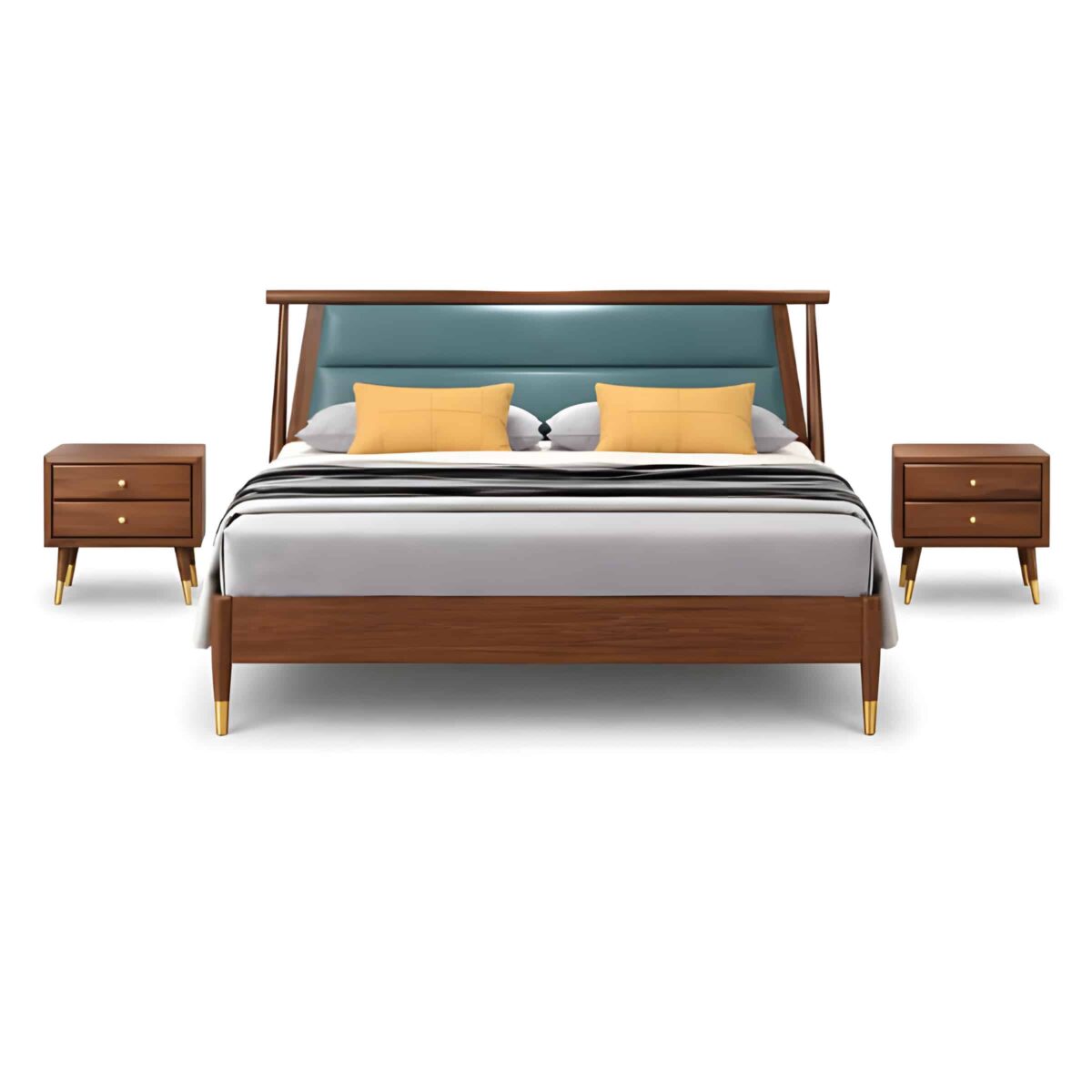 Nira Bed and Nightstand Set