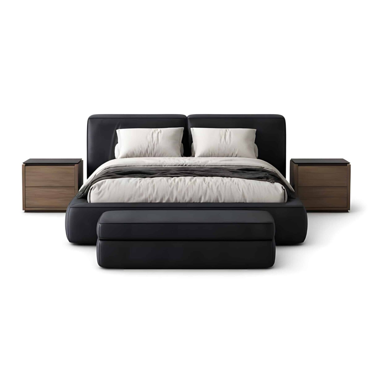 Nila Bed and Nightstand Set