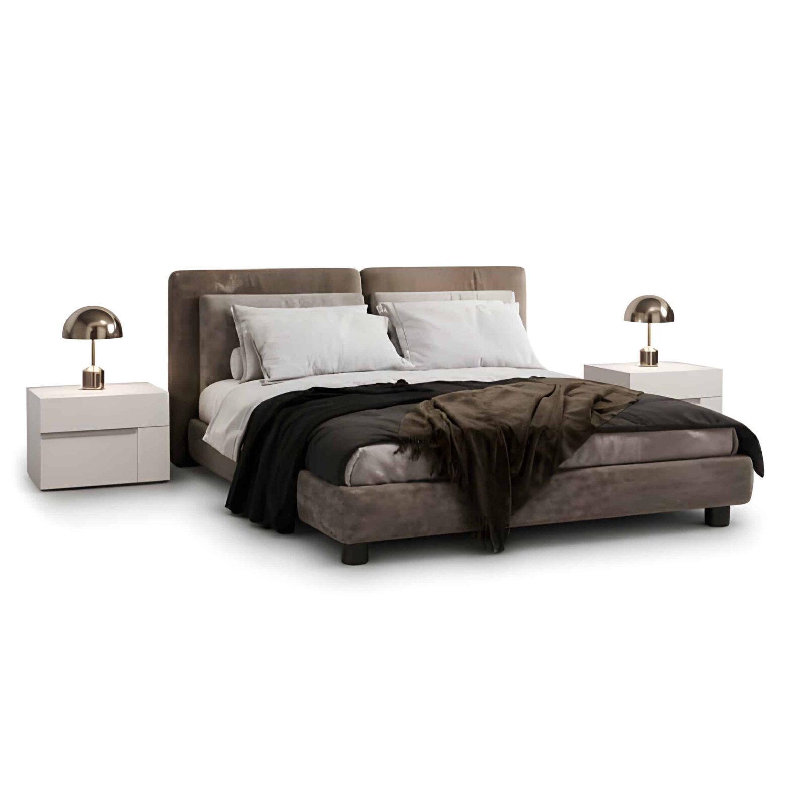 Lina Bed and Nightstand Set