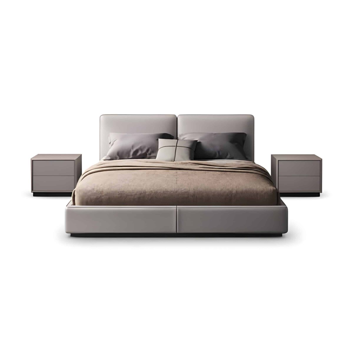 Lena Bed and Nightstand Set