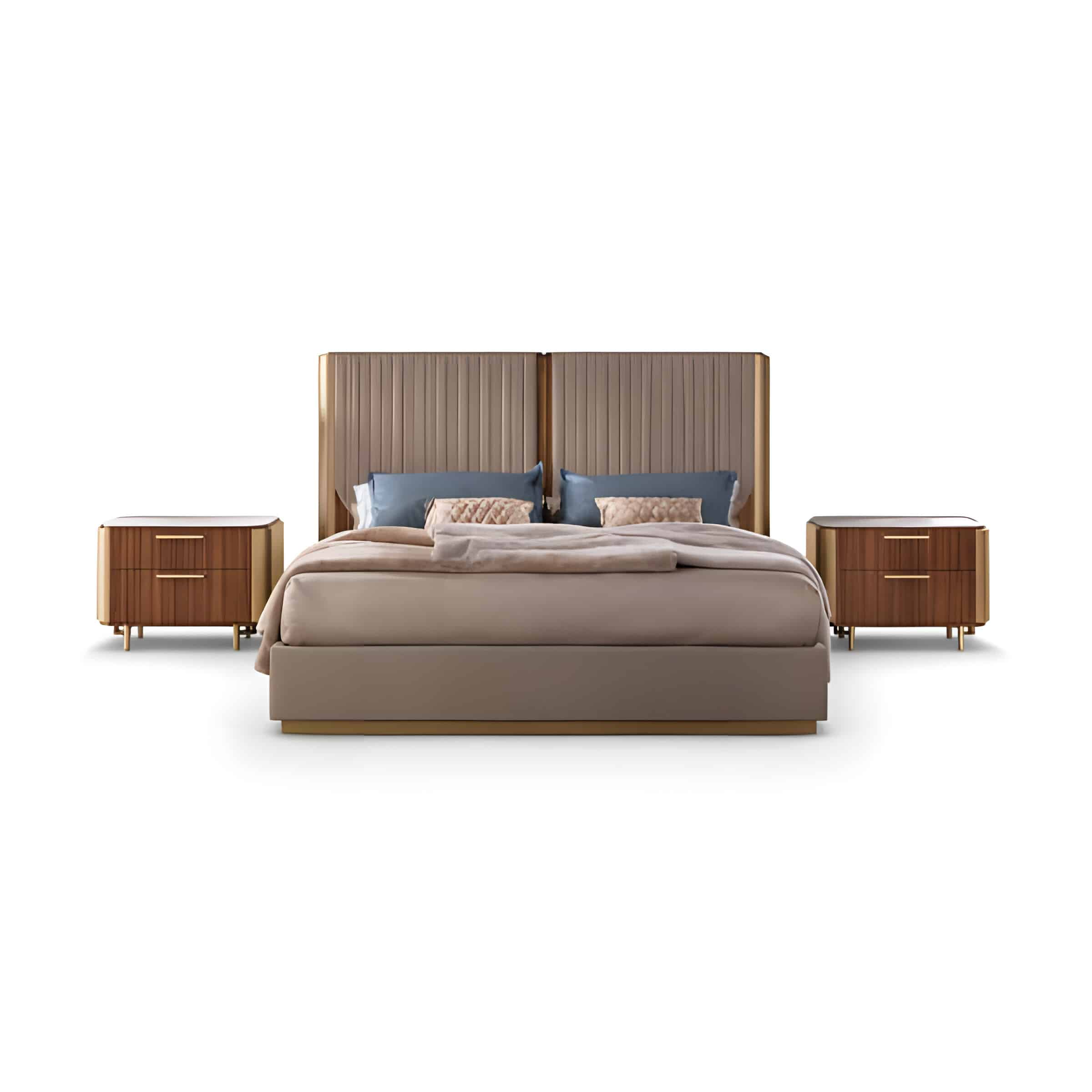 Tova Bed and Nightstand Set
