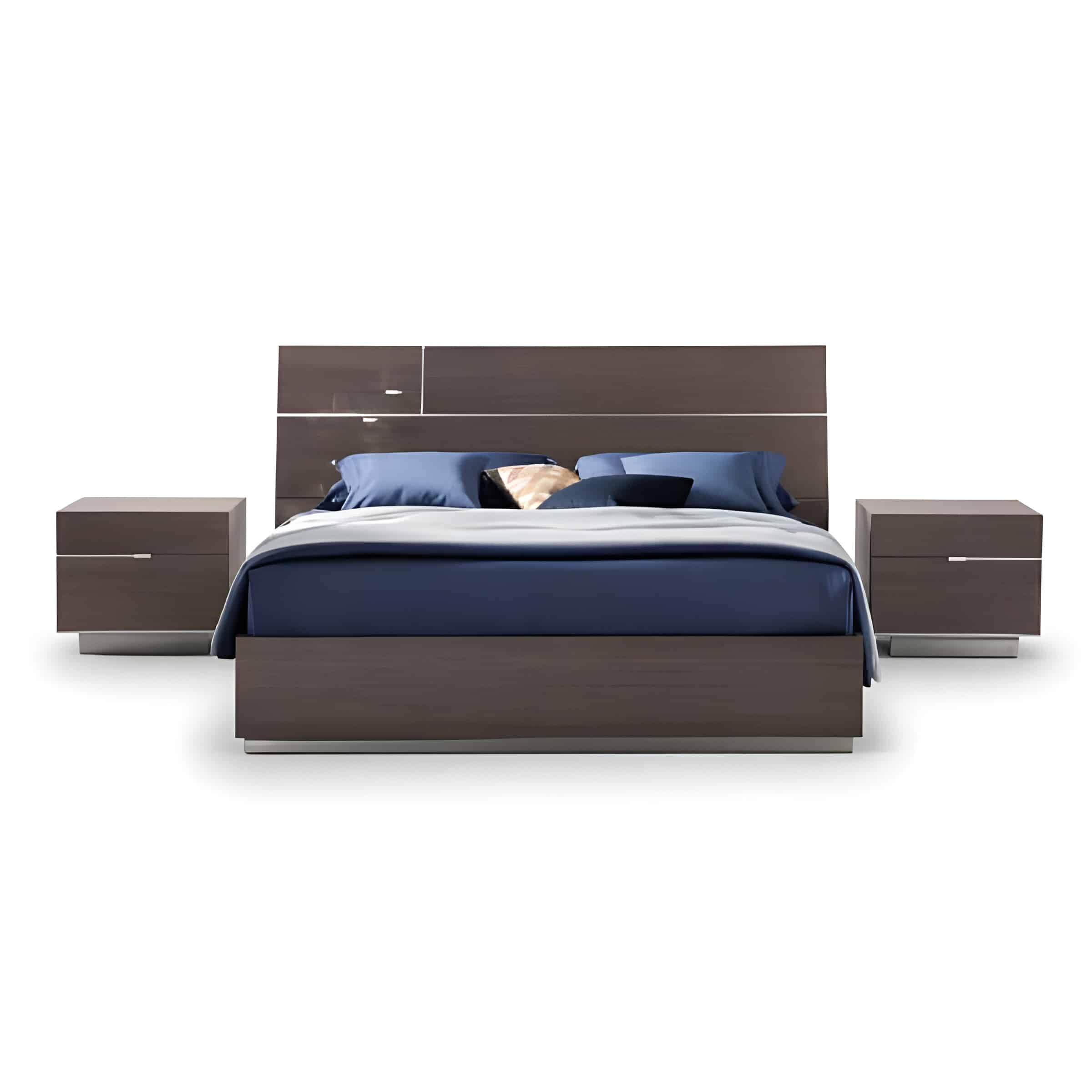 Veno Bed and Nightstand Set